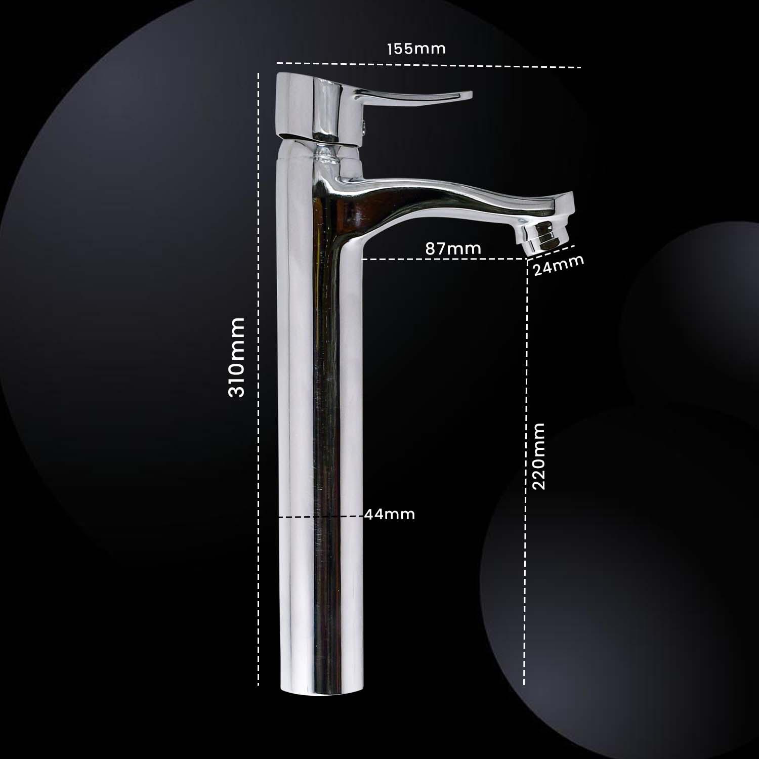 D&B Bathware Chrome plated Basin Mixers Faucet LAZZARO-3318_2