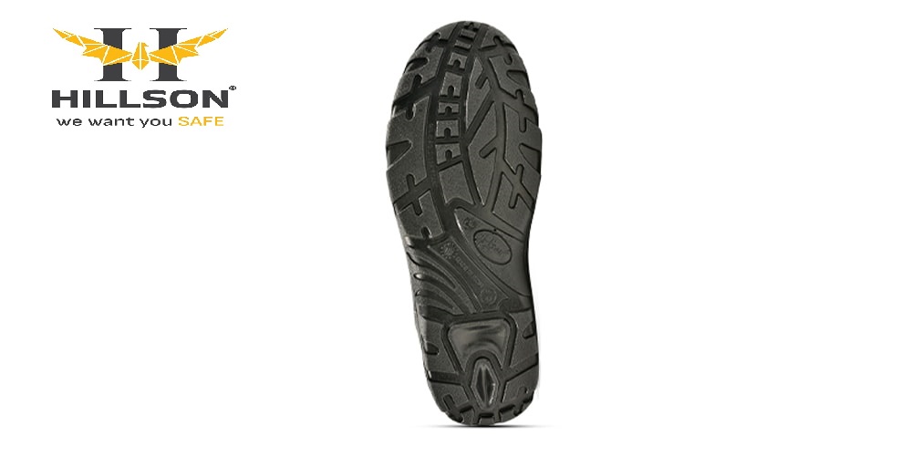 Hillson MF-01 Leather Steel Toe Safety Shoes Black_3