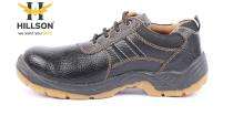 Hillson Sporty Synthetic Leather Steel Toe Safety Shoes Black_0