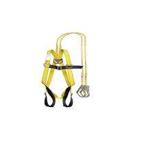 Karam Durable Polyester Full Body Double Rope Scaffold Hook Safety Harness L_0