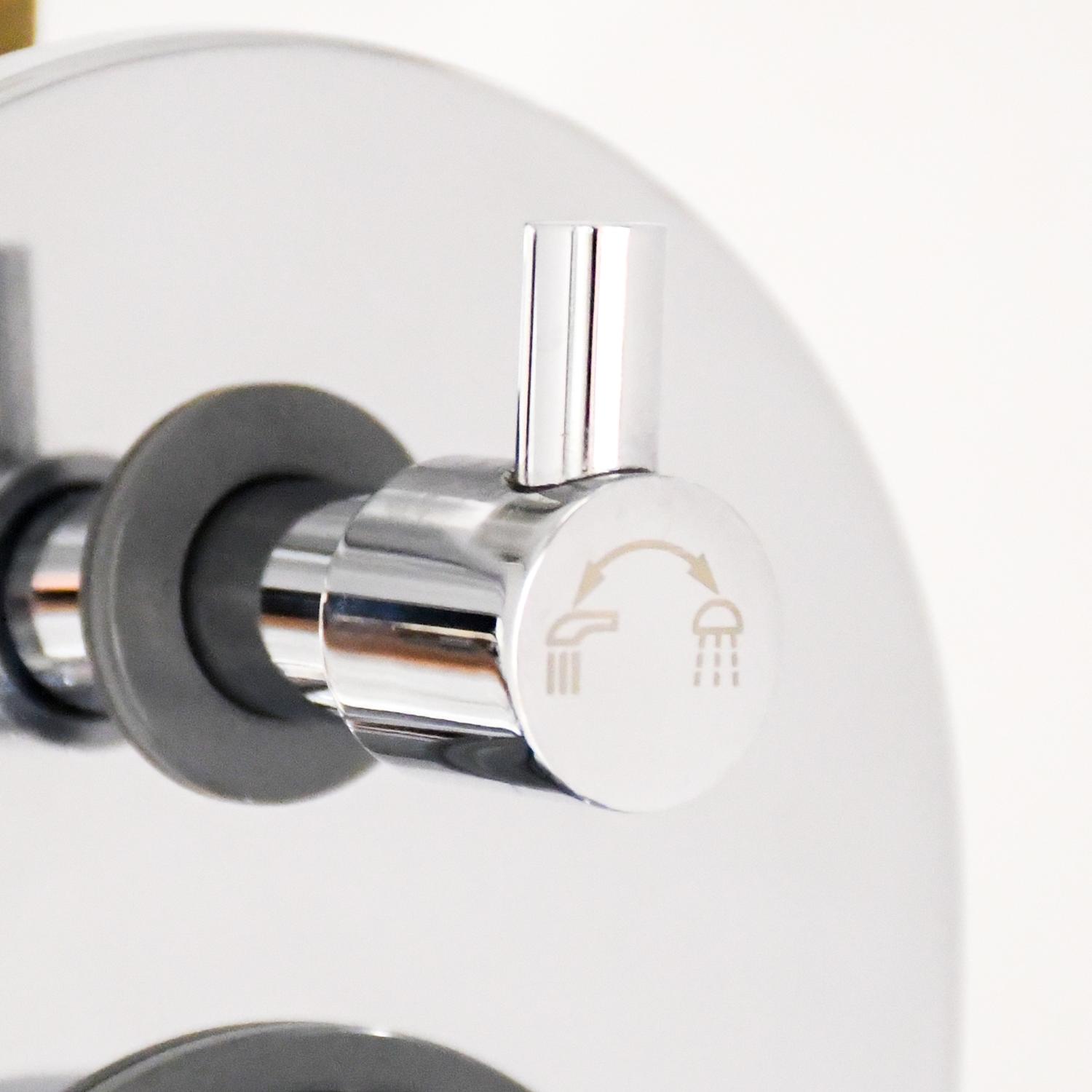 D&B Bathware Chrome plated Upper Part Diverter Faucet LAZZARO - 3315_1