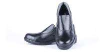 Hillson LF 02 Real Leather Steel Toe Safety Shoes Black_0