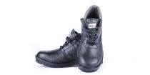 Hillson Rockland Real Leather Steel Toe Safety Shoes Black_0