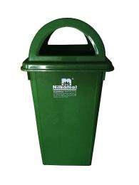 Nilkamal Open Top Bins Green 80 L Plastic_0