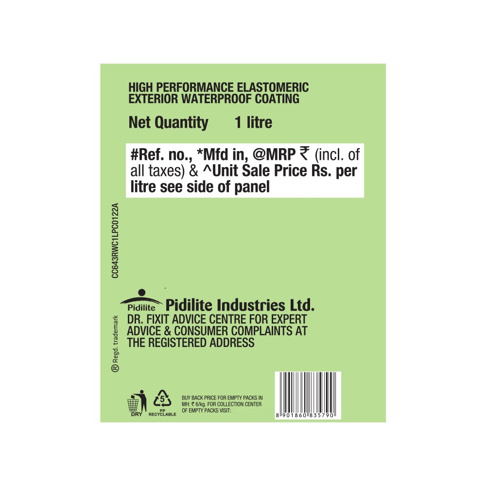 Dr.FIXIT 643 RAINCOAT Waterproofing Chemical in Litre_1