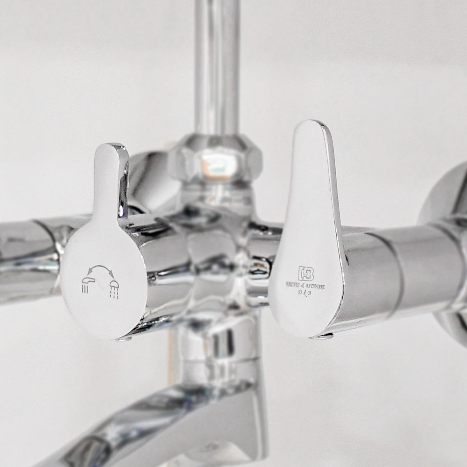 D&B Bathware Chrome plated Wall Mixers Faucet LAZZARO - 3306_1