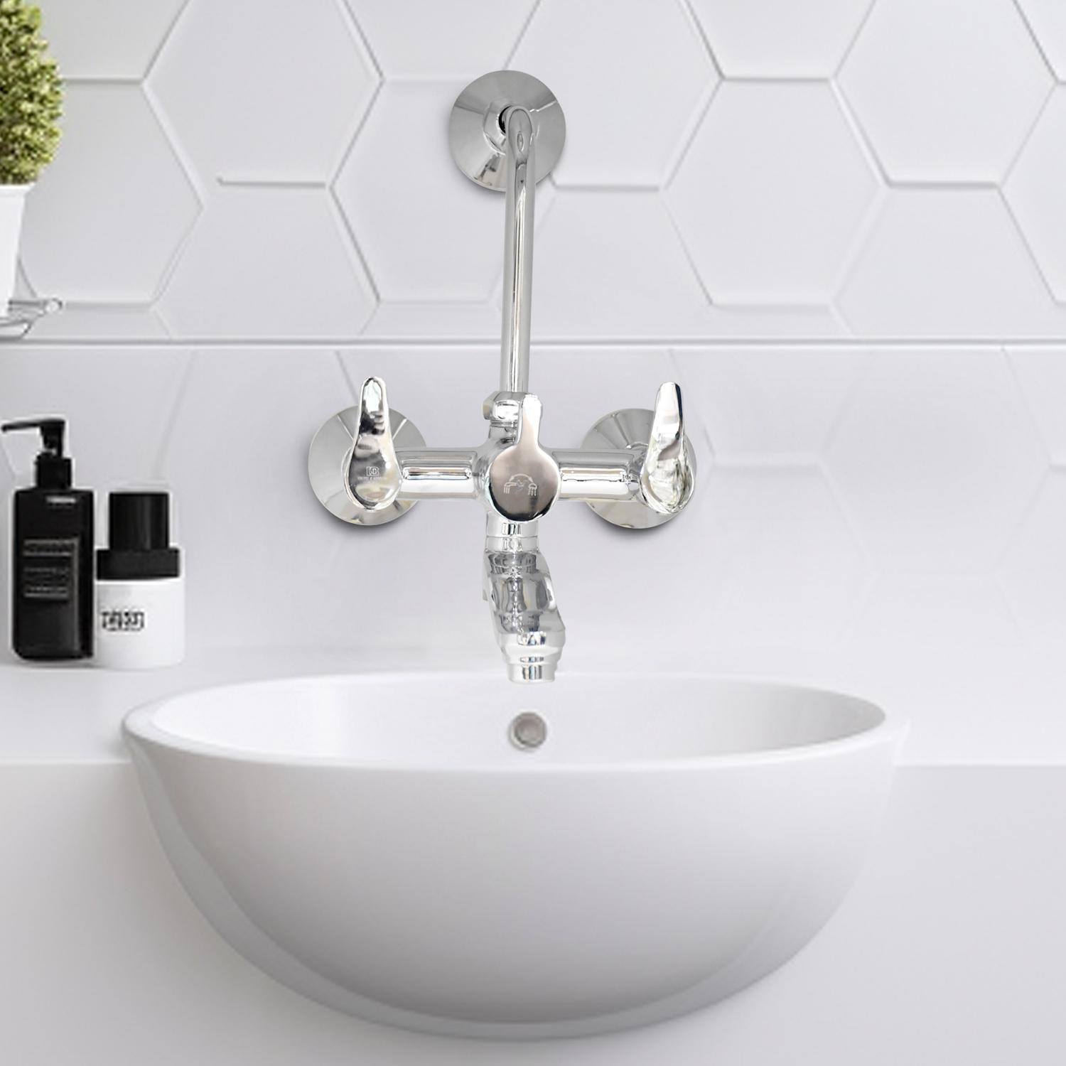 D&B Bathware Chrome plated Wall Mixers Faucet LAZZARO - 3306_2
