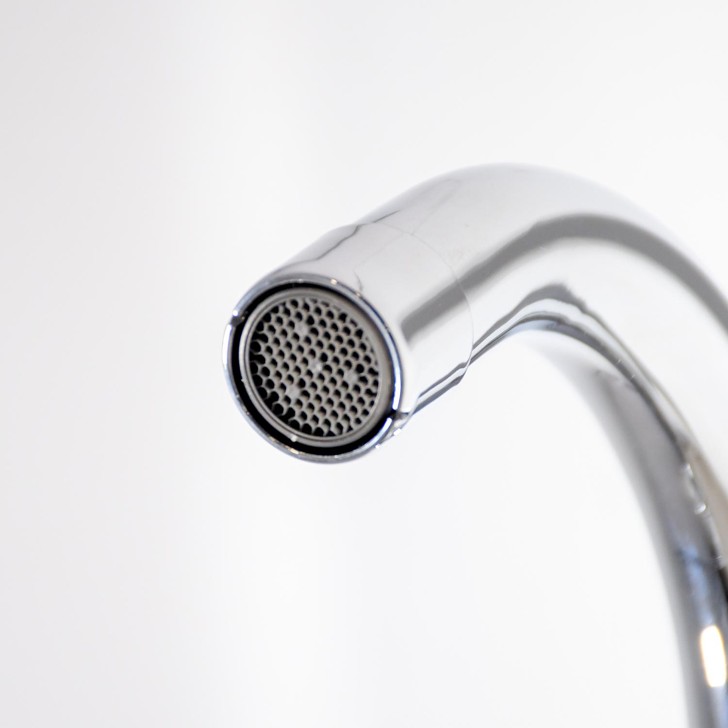 D&B Bathware Chrome plated Swan Neck Faucet Piccolo-3212_2