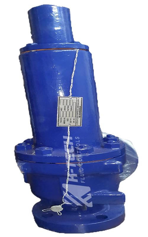 K-TECH Angle Spring Safety Valve 6 inch KTFC 1100_2
