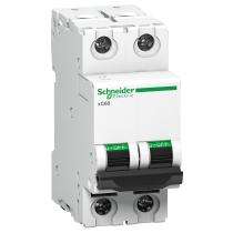 Schneider Electric A9N2P50C Double Pole 50 A C Curve MCB_0