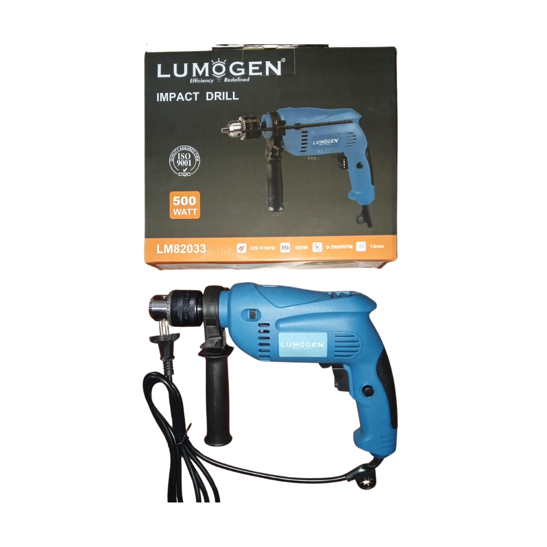LUMOGEN 500 W Corded Impact Drill LM82033 13 mm 2900 rpm_2