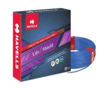HAVELLS 4 sqmm HFFR Electric Wire Blue 90 m_0