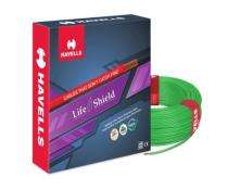 HAVELLS 4 sqmm HFFR Electric Wire Green 90 m_0