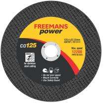 FREEMANS 125 mm Cutting Wheels CO125 22.23 mm 12200 rpm_0