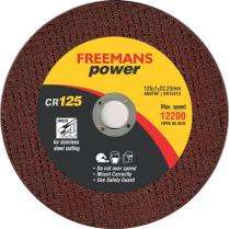 FREEMANS 125 mm Cutting Wheels CR125 22.23 mm 12200 rpm_0