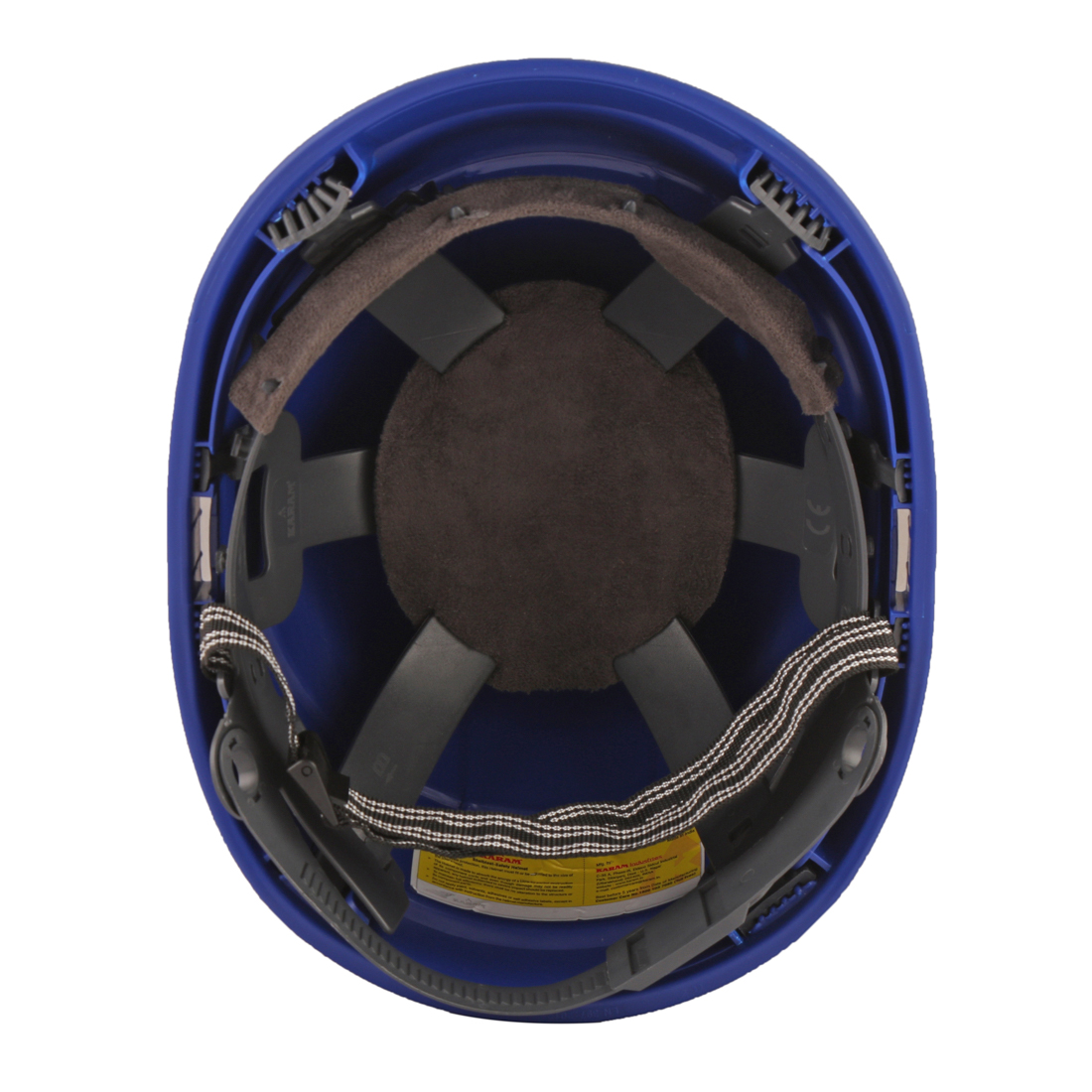 Karam Polyethylene Lamination Blue Air Ventilated Safety Helmets PN545_4