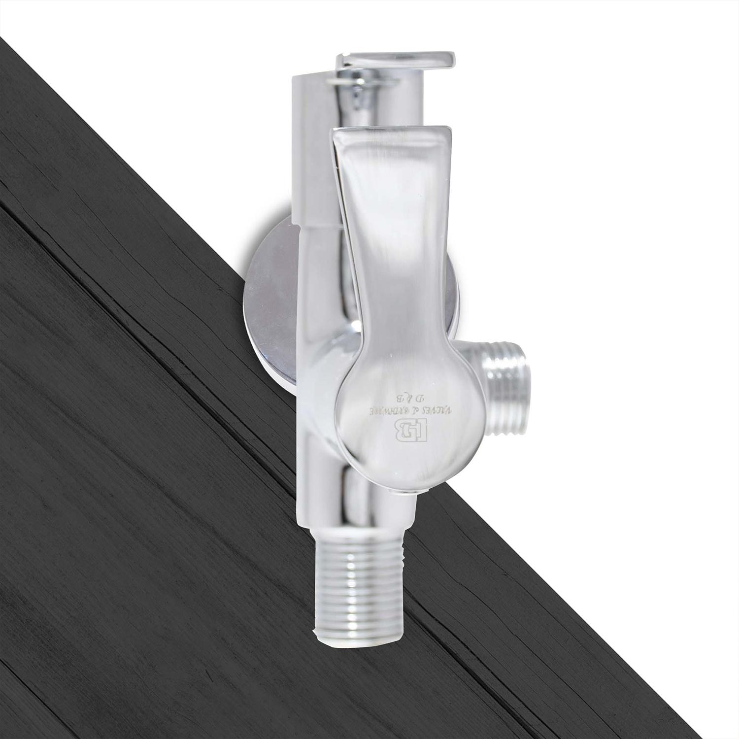 D&B Bathware Chrome plated Angle Cock Faucet Piccolo-3210_1