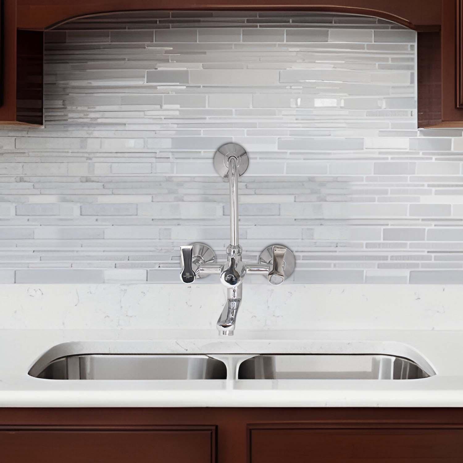 D&B Bathware Chrome plated Wall Mixers Faucet Piccolo-3206_1