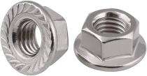 Stainless Steel Flange Nuts M10_0