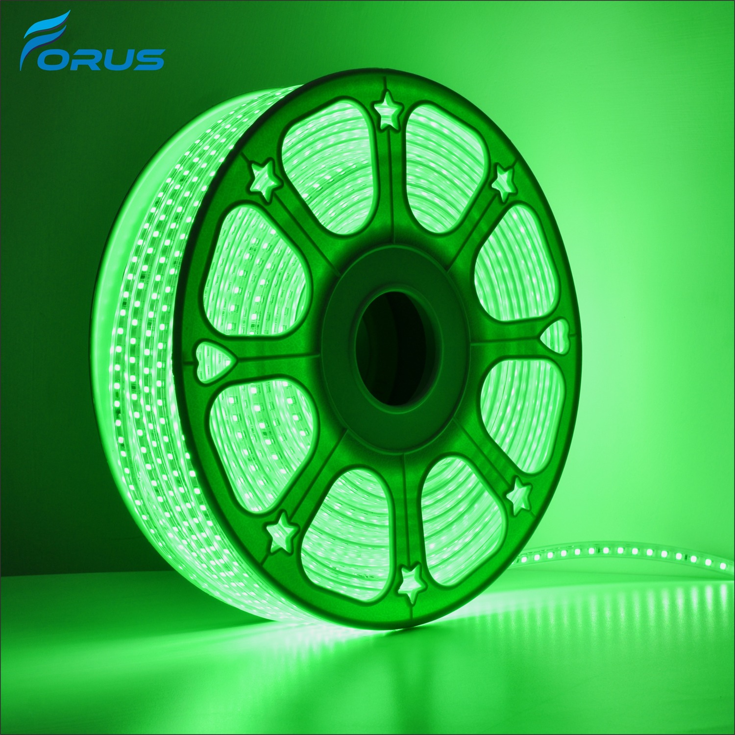 FORUS Green 50 m IP65 LED Rope Light_1