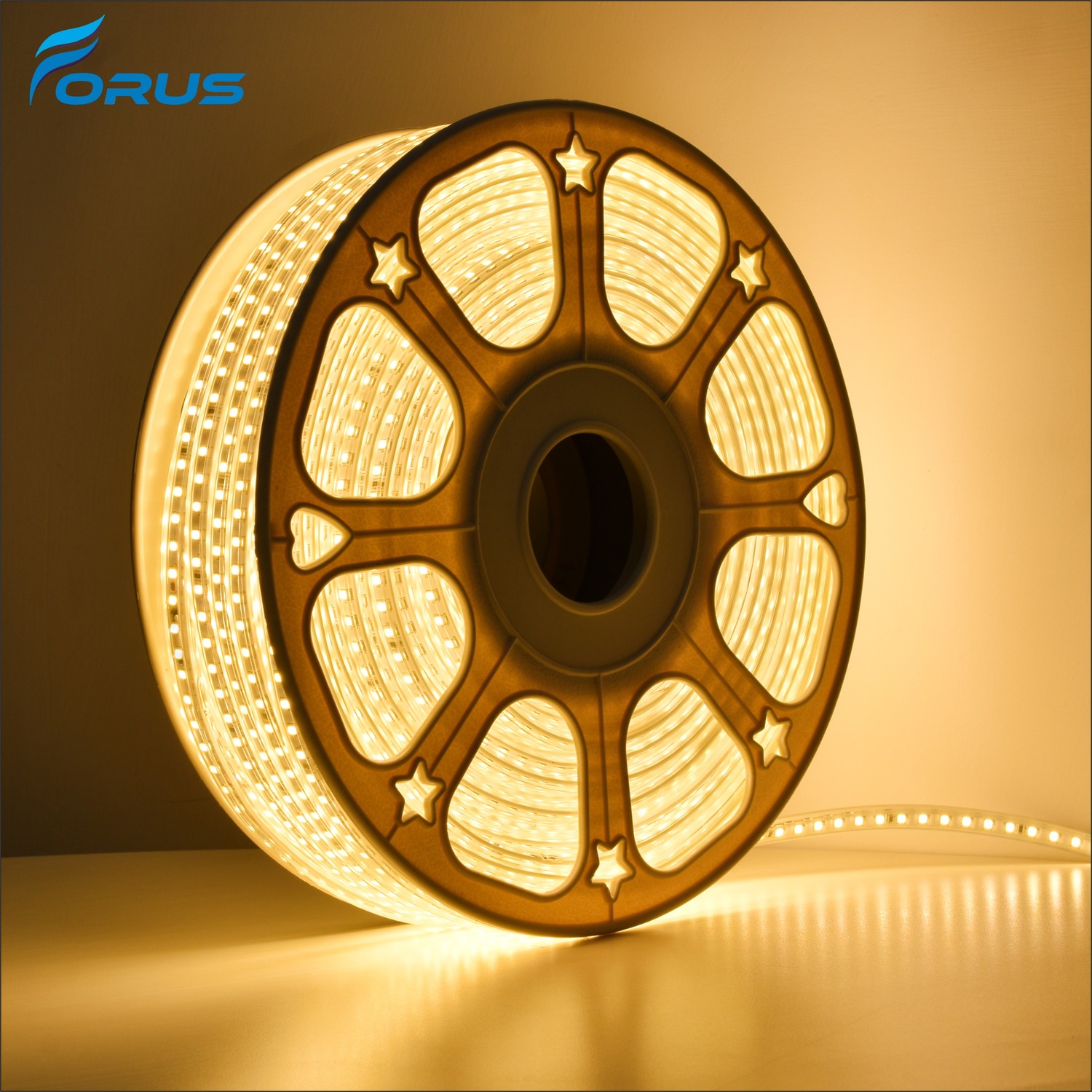 FORUS Warm White 50 m IP65 LED Rope Light_1
