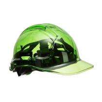 Fibre Glass Green Air Ventilated Helmet Safety Helmets_0