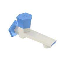 R.N. 15 mm PTMT Taps Wall Mounted Long Body Bib Cock with Flange_0