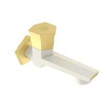 R.N. 15 mm PTMT Taps Wall Mounted Long Body Bib Cock with Flange_0