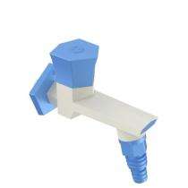 R.N. 15 mm PTMT Taps Wall Mounted Nozzle Bib Cock with Flange_0