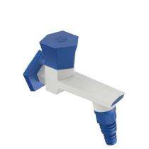 R.N. 15 mm PTMT Taps Wall Mounted Nozzle Bib Cock with Flange_0