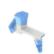 R.N. 15 mm PTMT Taps Wall Mounted Nozzle Bib Cock with Flange_0