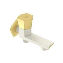 R.N. 15 mm PTMT Taps Wall Mounted 2 in 1 Bib Cock with Flange_0