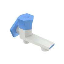 R.N. 15 mm PTMT Taps Wall Mounted 2 in 1 Bib Cock with Flange_0