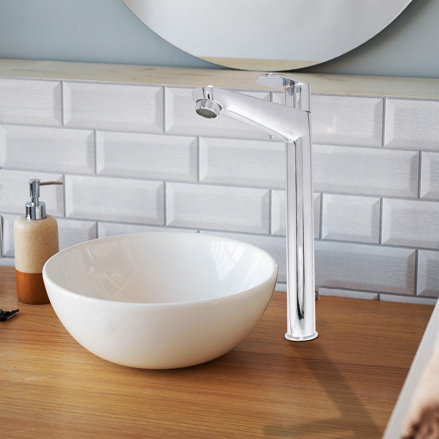 D&B Bathware Chrome Plated Pillar Cocks Faucet IVANO-3405_2