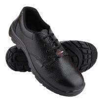 Leather Steel Toe Safety Shoes Black_0