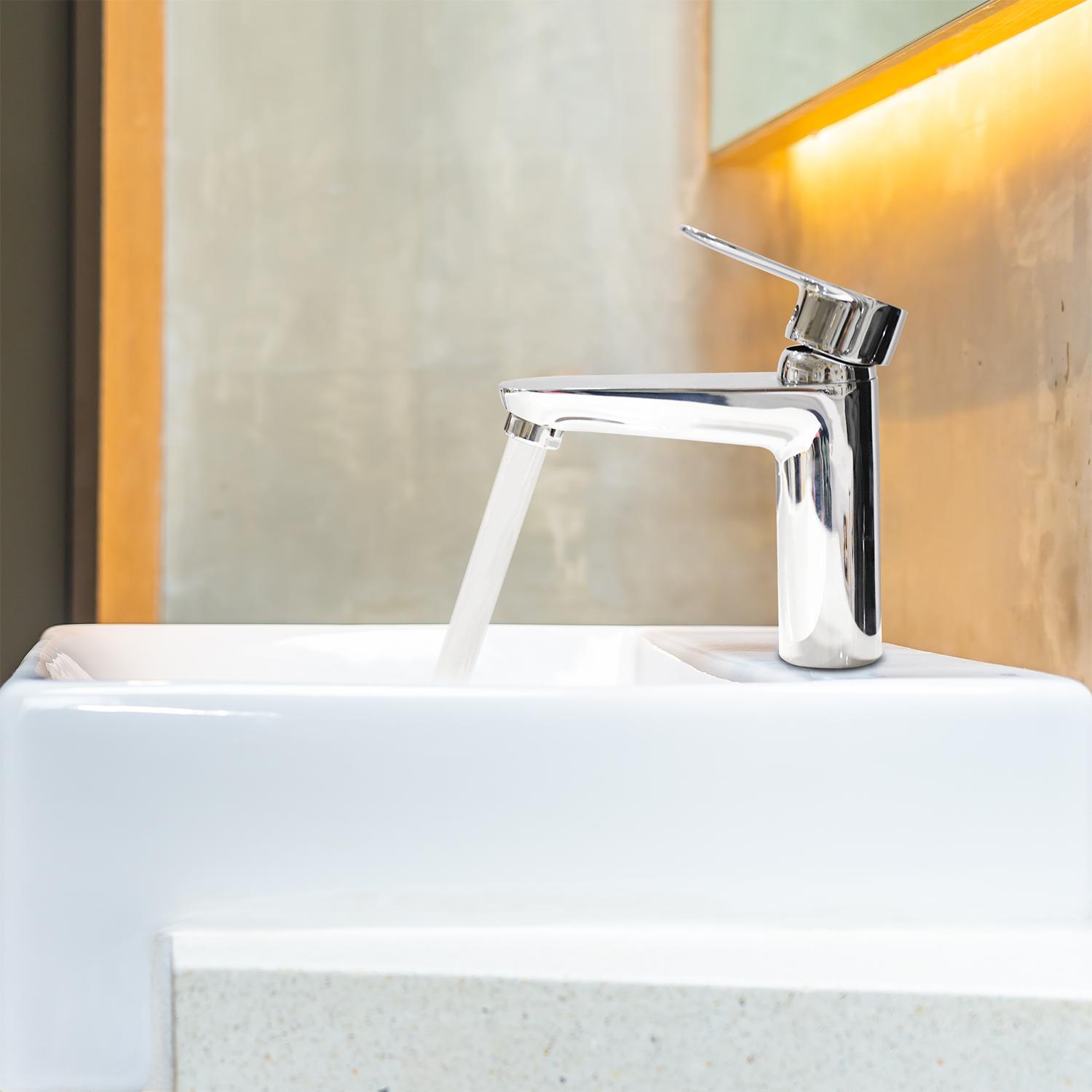 D&B Bathware Chrome Plated Basin Mixers Faucet IVANO-3417_3