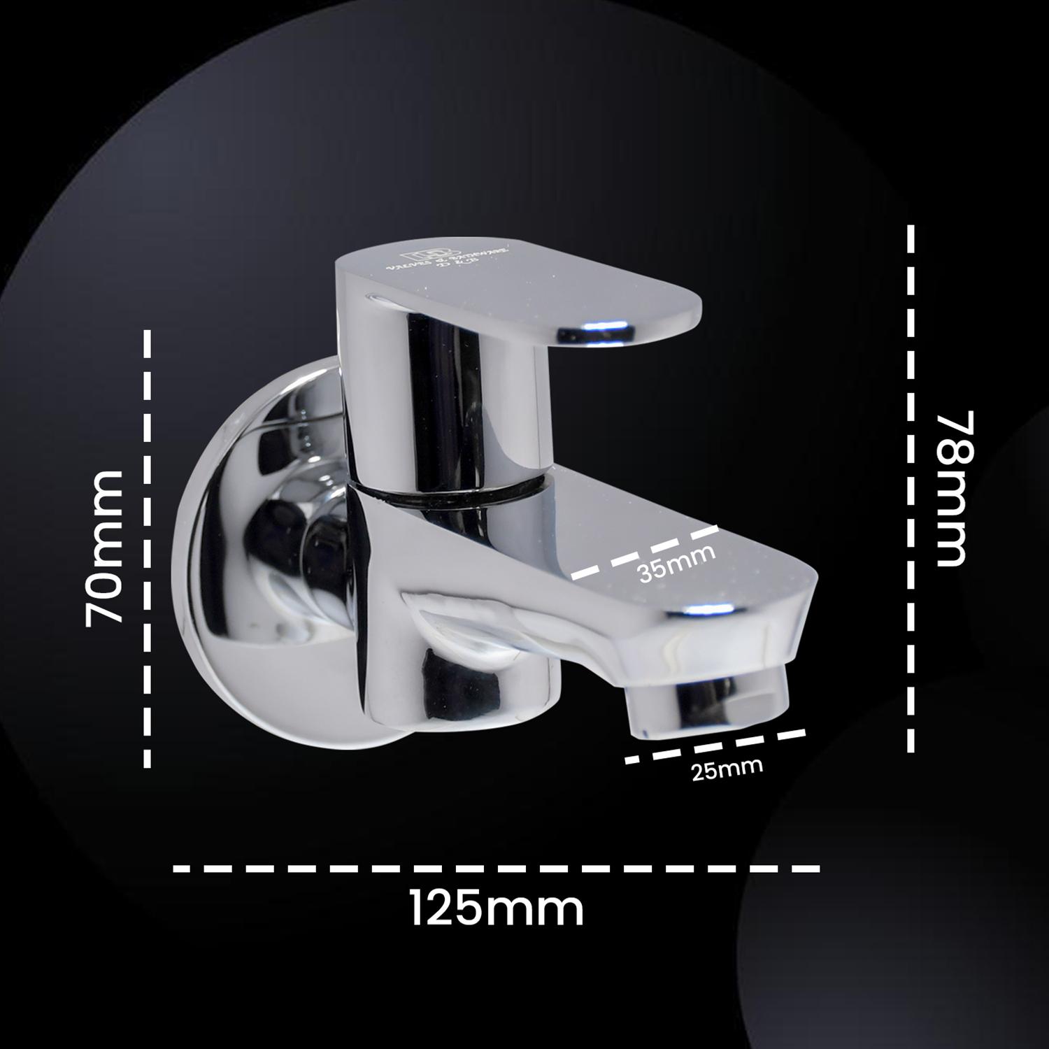 D&B Bathware Chrome Plated Bib Cocks Faucet IVANO-3401_1