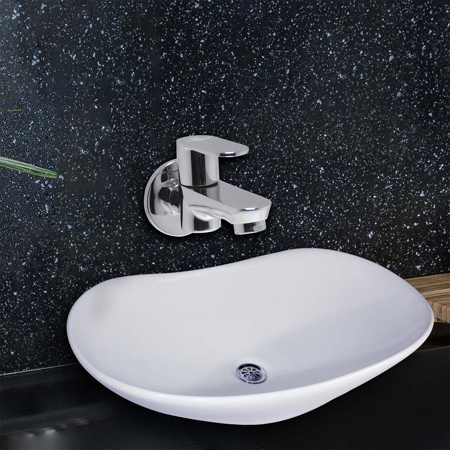 D&B Bathware Chrome Plated Bib Cocks Faucet IVANO-3401_3