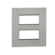 Legrand 5758-14 4 M Grey Modular Switch Plate Cover_0