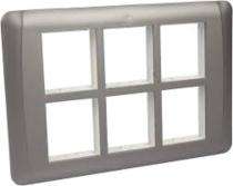 Legrand 5758-18 12 M Grey Modular Switch Plate Cover_0