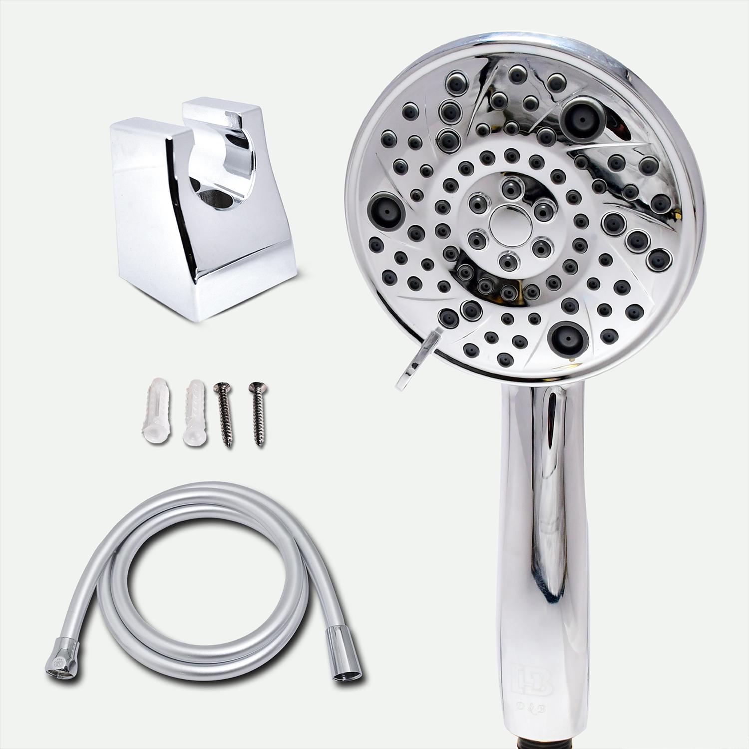 D&B Bathware MULTI FUNCTIONAL - 62117 Overhead Six Flow Shower 10 mm Plastic_1