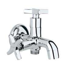 KRANTI Chrome Finish Two Way Bib Cock Faucet AR - 104_0