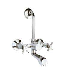 KRANTI Chrome Finish Wall Mixer Telephonic L Bend Faucet AR - 109_0