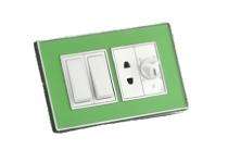 Legrand 5758-52 3 M Green Apple Modular Switch Plate Cover_0