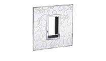 Legrand 5758-53 1 M Silver Baroque Modular Switch Plate Cover_0