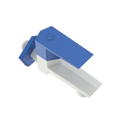 R.N. 15 mm PTMT Taps Wall Mounted Bib Cock with Flange_1