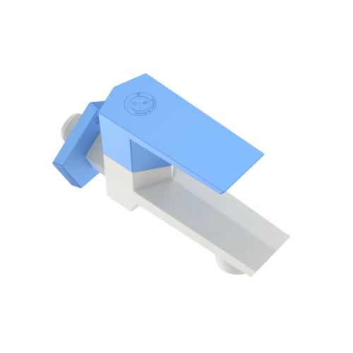 R.N. 15 mm PTMT Taps Wall Mounted Bib Cock with Flange_1