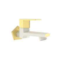 R.N. 15 mm PTMT Taps Wall Mounted Long Body Bib Cock with Flange_0