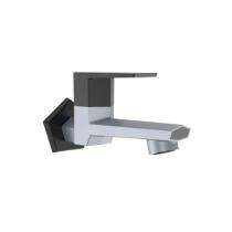 R.N. 15 mm PTMT Taps Wall Mounted Long Body Bib Cock with Flange_0