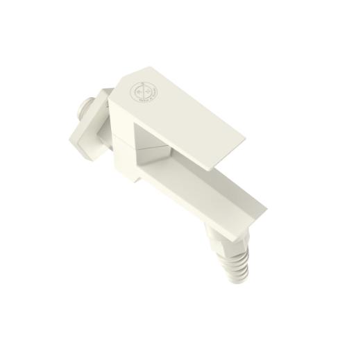 R.N. 15 mm PTMT Taps Wall Mounted Nozzle Bib Cock with Flange_1